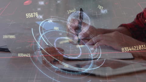 Futuristic Learning: Child Interacting with Digital Data Interface