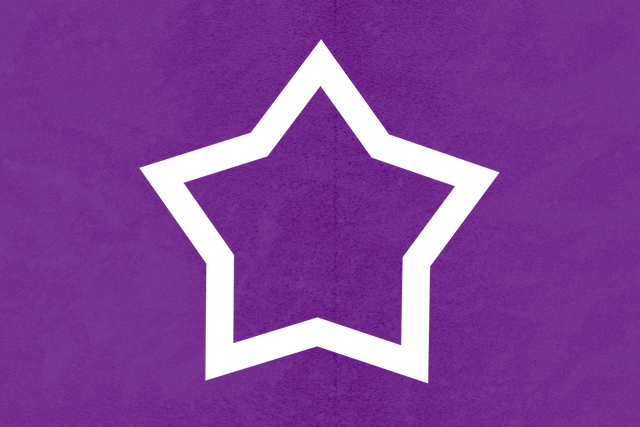 Transparent Geometric Star Isolated on Purple Background Perfect for Designs - Download Free Stock Videos Pikwizard.com