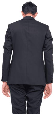 Transparent Businessman Facing Away Professional Attire