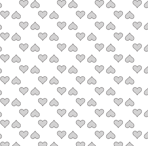 Seamless Black Hearts Pattern on Transparent Background - Download Free Stock Videos Pikwizard.com