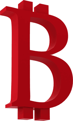 red bitcoin symbol digital illustration on transparent background - Download Free Stock Videos Pikwizard.com