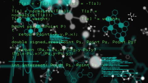 Computer Science and Technology Code Animation Background