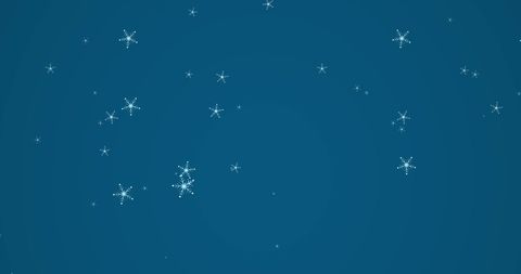 scattering of snowflakes on deep blue background - Download Free Stock Images Pikwizard.com