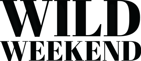 Wild Weekend Bold Text on Transparent Background for Party Themes