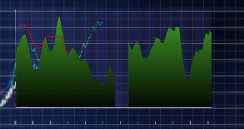 Global Data Processing with Dynamic Graph Visualization - Download Free Stock Images Pikwizard.com