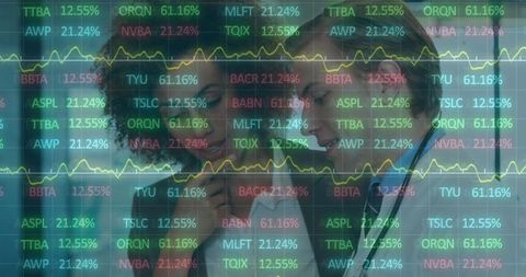 Diverse Doctors Analyzing Digital Health Data for Future Medicine