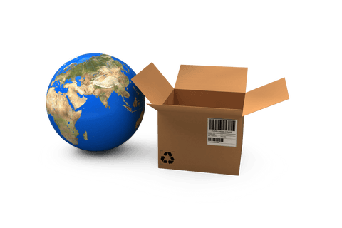 Globes and boxes for transparent shopping concepts