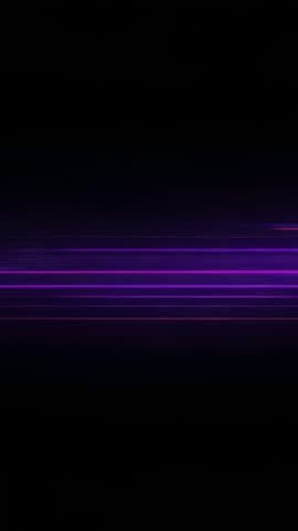 Neon Purple Glitch Lines Spawning and Drifting in Vertical Futuristic Cyber Void