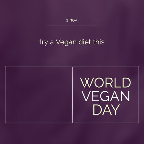 World Vegan Day Promotion with Tacos - Download Free Stock Templates Pikwizard.com