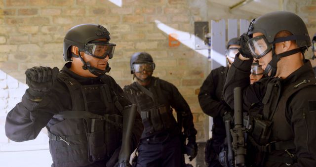 Police SWAT Team Prepared for Tactical Operation - Download Free Stock Images Pikwizard.com