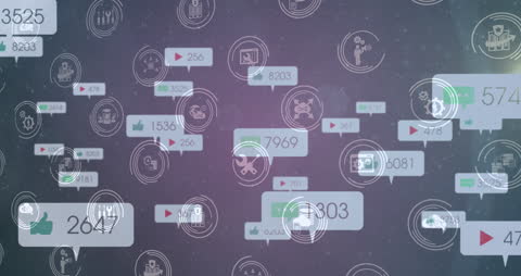 Digital Social Media Network Visualization with Engagement Metrics