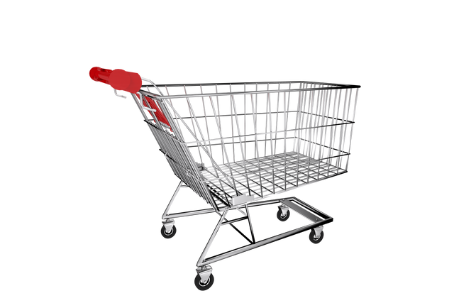 Red and Silver Shopping Cart on Transparent Background - Download Free Stock Videos Pikwizard.com