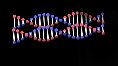Spinning Double Helix Structure in Medical Research
