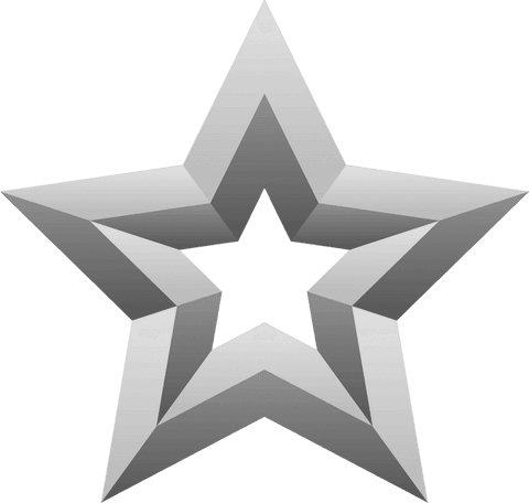 3d metallic star with transparent background emblem design - Download Free Stock Videos Pikwizard.com