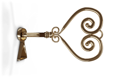 ornate golden key in keyhole on transparent background - Download Free Stock Videos Pikwizard.com