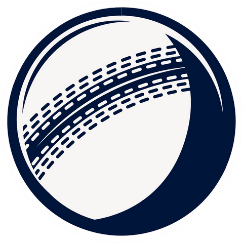 Minimalist Stylized Sports Ball on Transparent Background