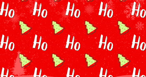 Festive Christmas Background Animation with Decor