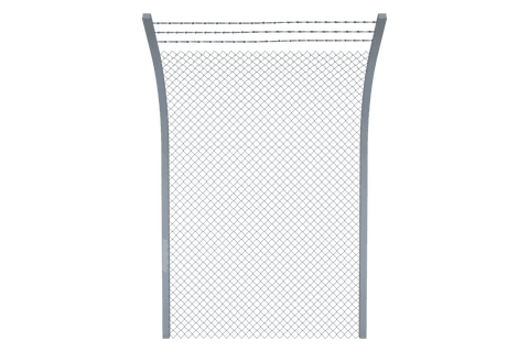 transparent wire mesh metal fence design - Download Free Stock Videos Pikwizard.com