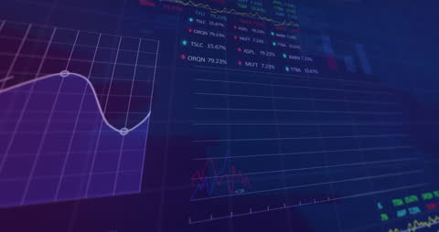 Digital Data Analysis Interface Over Cityscape