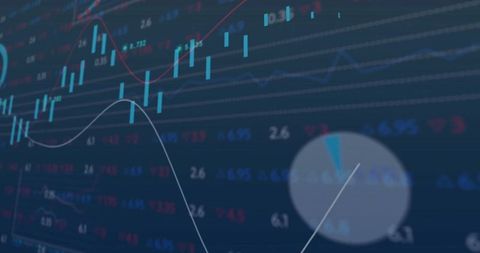 Dynamic Stock Market Data Visualizations - Download Free Stock Images Pikwizard.com
