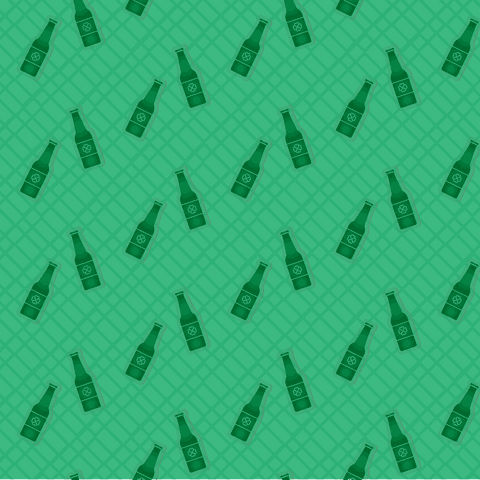 Green Transparent Bottle Pattern on Vibrant Transparent Background - Download Free Stock Videos Pikwizard.com