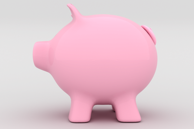 Glossy Pink Piggy Bank on Transparent Background for Financial Savings Concept - Download Free Stock Videos Pikwizard.com