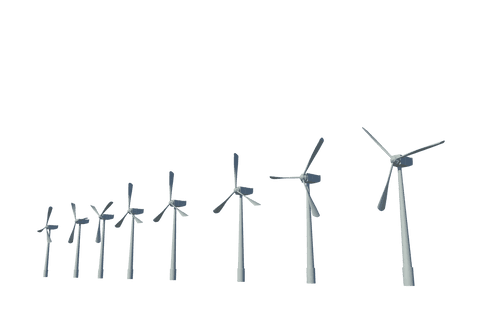transparent windmill illustration for wind energy concepts - Download Free Stock Videos Pikwizard.com