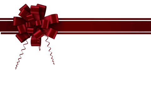 Transparent Red Christmas Bow with Festive Ribbon Divider - Download Free Stock Videos Pikwizard.com