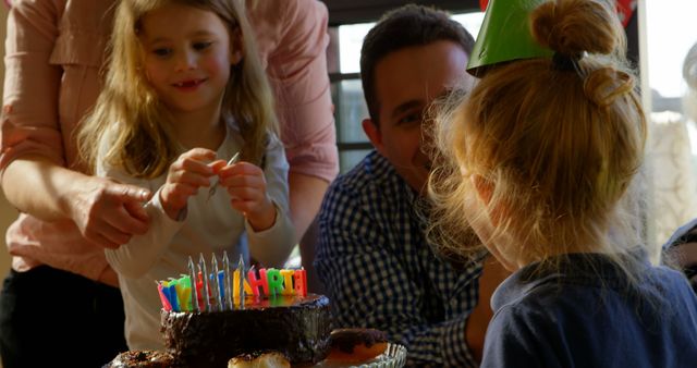 Joyful Birthday Celebration with Laughter and Cake - Download Free Stock Images Pikwizard.com