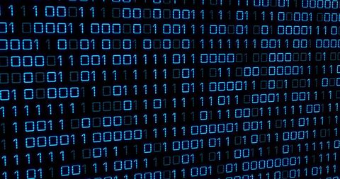Changing Binary Code on Digital Display - Download Free Stock Images Pikwizard.com