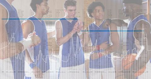 Basketball Team Building Motivation in Locker Room