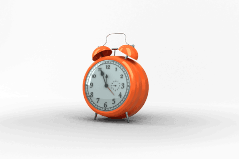 orange vintage alarm clock on transparent background - Download Free Stock Videos Pikwizard.com