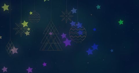 Festive Christmas Decorations with Stars