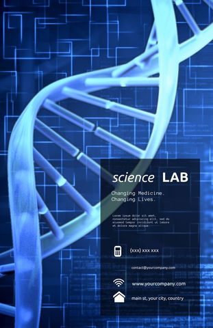 innovative dna helix design for biotech marketing - Download Free Stock Templates Pikwizard.com