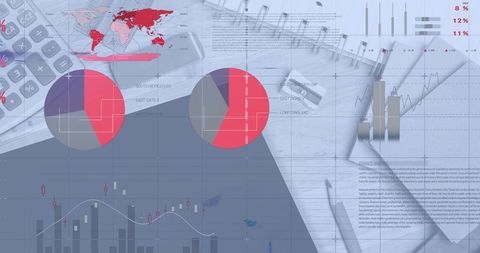 Global Business Analytics and Financial Market Data Visualization - Download Free Stock Images Pikwizard.com