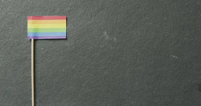 Image of rainbow flag lying on white background - Download Free Stock Photos Pikwizard.com