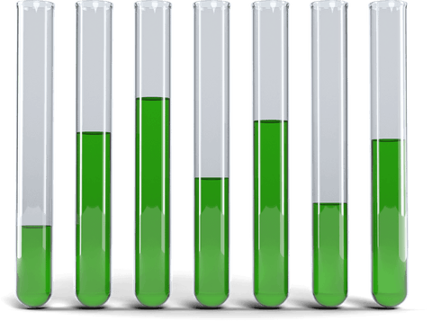 Transparent Test Tubes with Gradient Green Chemical Solution - Download Free Stock Videos Pikwizard.com