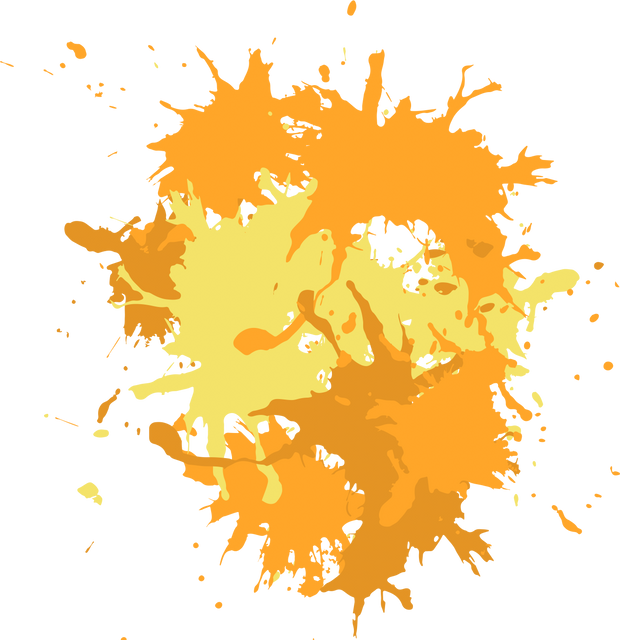 Transparent Yellow and Orange Paint Splashes Vector Illustration - Download Free Stock Videos Pikwizard.com