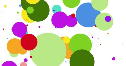 Vibrant Colorful Dots on White Background - Download Free Stock Images Pikwizard.com