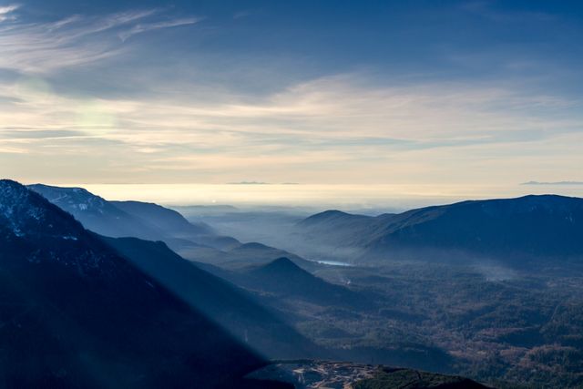 Serene Mountain Landscape at Dawn - Download Free Stock Photos Pikwizard.com