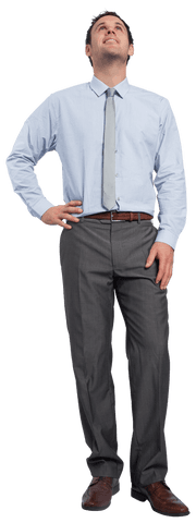 Transparent Smiling Businessman in Shirt and Tie - Download Free Stock Videos Pikwizard.com