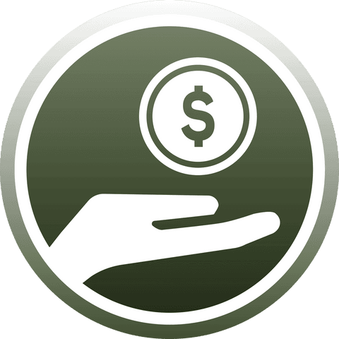 digital finance hand with dollar coin illustration on transparent background - Download Free Stock Videos Pikwizard.com