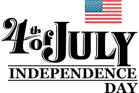 independence day patriotic text with flag on transparent background - Download Free Stock Videos Pikwizard.com
