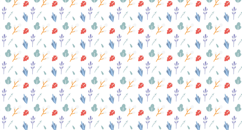 transparent seamless pattern with decorative leaves and flowers - Download Free Stock Videos Pikwizard.com