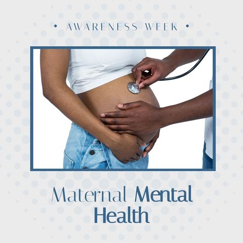 maternal mental health checkup awareness concept with doctor and pregnant woman - Download Free Stock Templates Pikwizard.com