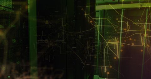 Digital Data Streams Flow in Modern Server Room - Download Free Stock Images Pikwizard.com