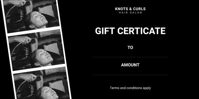 Salon gift certificate template for relaxation and pampering marketing. - Download Free Stock Videos Pikwizard.com