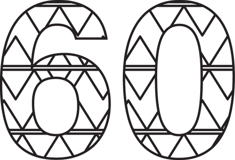 Geometric Black 60 Number Illustration on Transparent Background - Download Free Stock Videos Pikwizard.com