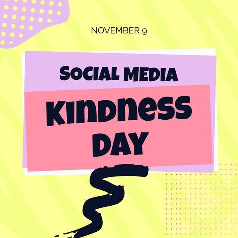 Social Media Kindness Day Celebration Banner - Download Free Stock Templates Pikwizard.com