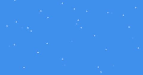 Falling Snowflakes on Soothing Blue Background - Download Free Stock Images Pikwizard.com